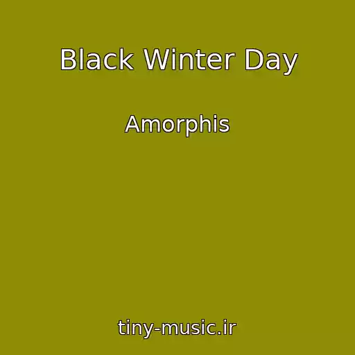 کاور آهنگ Black Winter Day از Amorphis