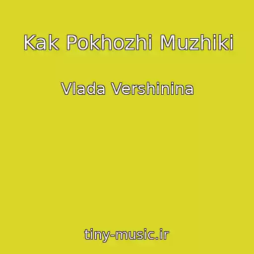 کاور آهنگ Kak Pokhozhi Muzhiki از Vlada Vershinina