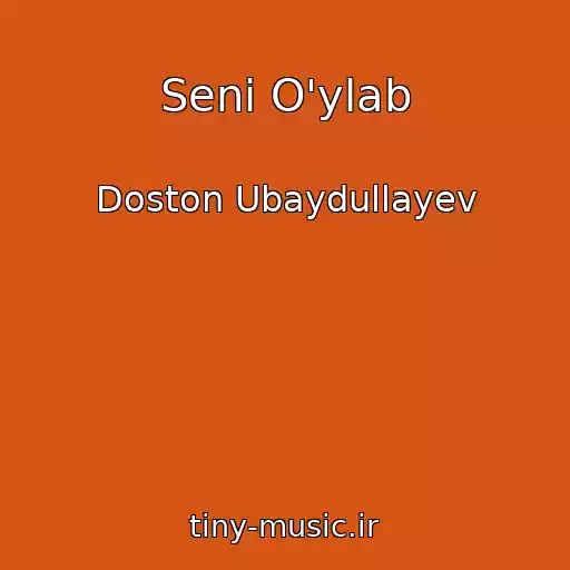 کاور آهنگ Seni O'ylab از Doston Ubaydullayev