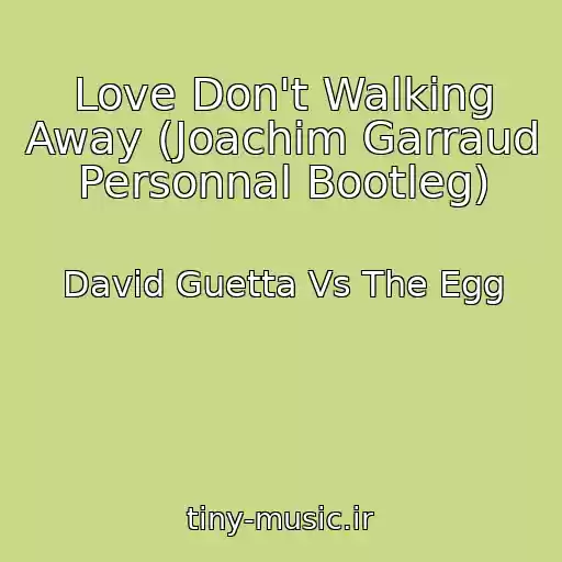 کاور آهنگ Love Don't Walking Away (Joachim Garraud Personnal Bootleg) از David Guetta Vs The Egg