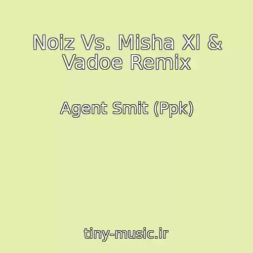 کاور آهنگ Noiz Vs. Misha Xl & Vadoe Remix از Agent Smit (Ppk)