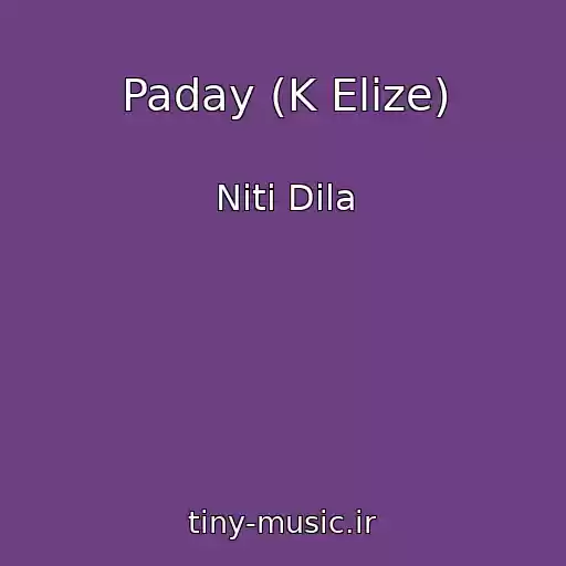 کاور آهنگ Paday (K Elize) از Niti Dila