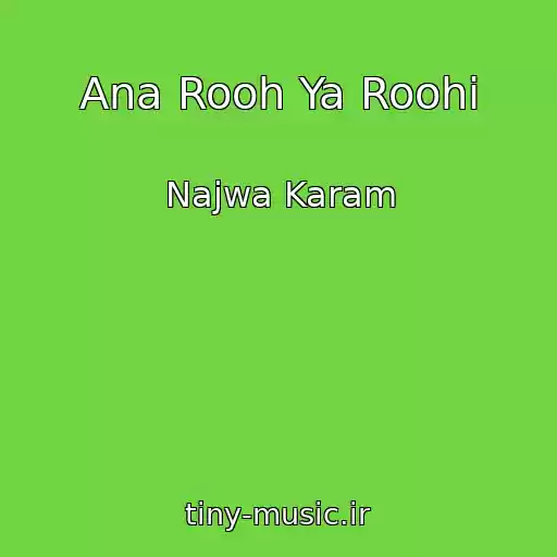 کاور آهنگ Ana Rooh Ya Roohi از Najwa Karam