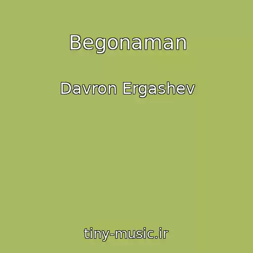 کاور آهنگ Begonaman از Davron Ergashev