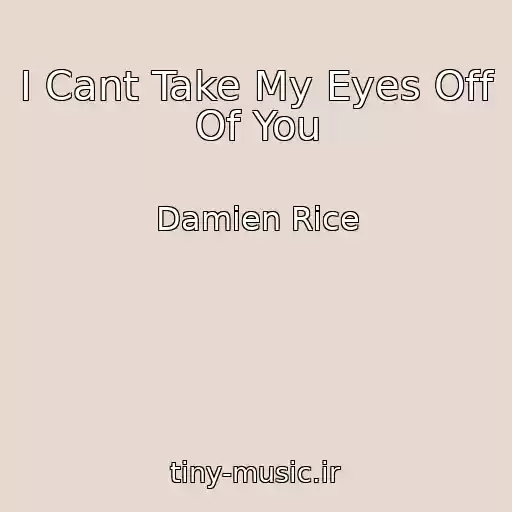 کاور آهنگ I Cant Take My Eyes Off Of You از Damien Rice