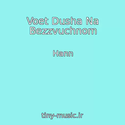 کاور آهنگ Voet Dusha Na Bezzvuchnom از Hann