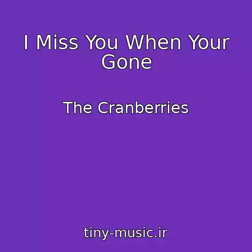کاور آهنگ I Miss You When Your Gone از The Cranberries