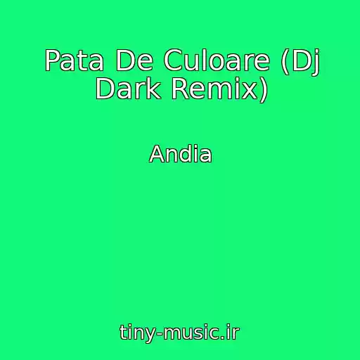 کاور آهنگ Pata De Culoare (Dj Dark Remix) از Andia