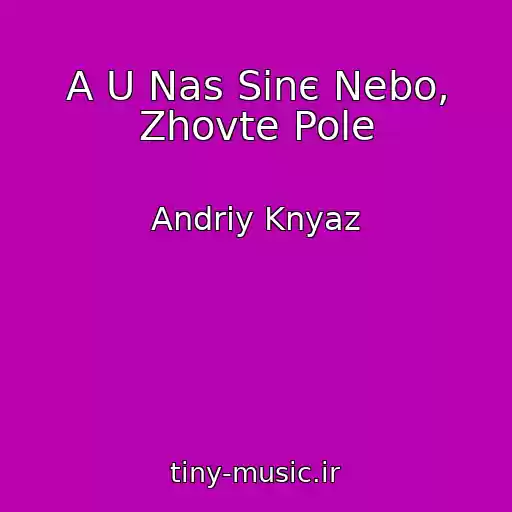 کاور آهنگ A U Nas Sinє Nebo, Zhovte Pole از Andrіy Knyaz