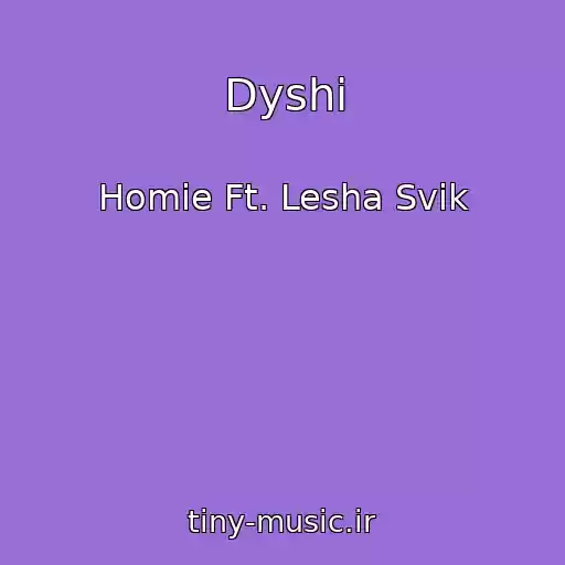 کاور آهنگ Dyshi از Homie Ft. Lesha Svik