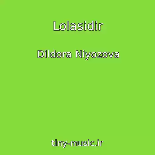 کاور آهنگ Lolasidir از Dildora Niyozova