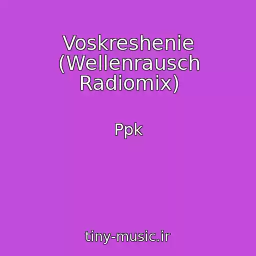کاور آهنگ Voskreshenie (Wellenrausch Radiomix) از Ppk