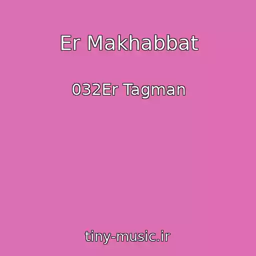 کاور آهنگ Er Makhabbat از 032Er Tagman