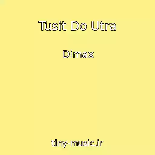 کاور آهنگ Tusit Do Utra از Dimax