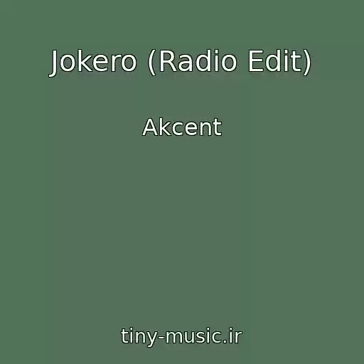 کاور آهنگ Jokero (Radio Edit) از Akcent