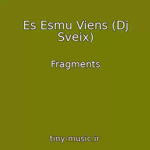 کاور آهنگ Es Esmu Viens (Dj Sveix) از Fragments
