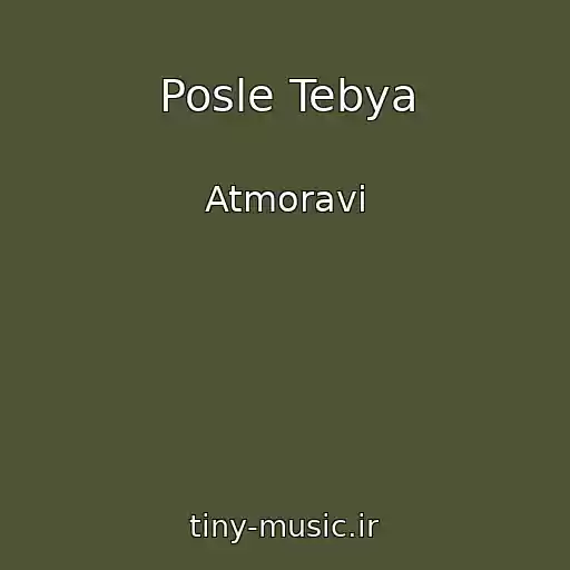 کاور آهنگ Posle Tebya از Atmoravi