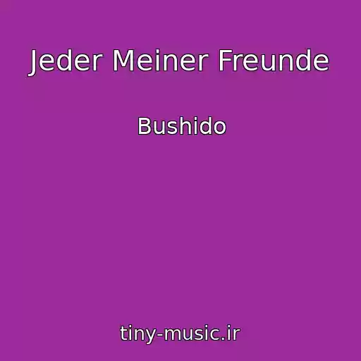 کاور آهنگ Jeder Meiner Freunde از Bushido