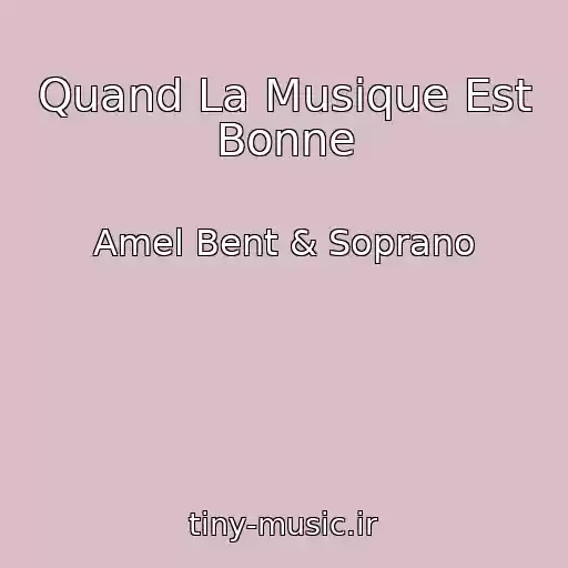 کاور آهنگ Quand La Musique Est Bonne از Amel Bent & Soprano
