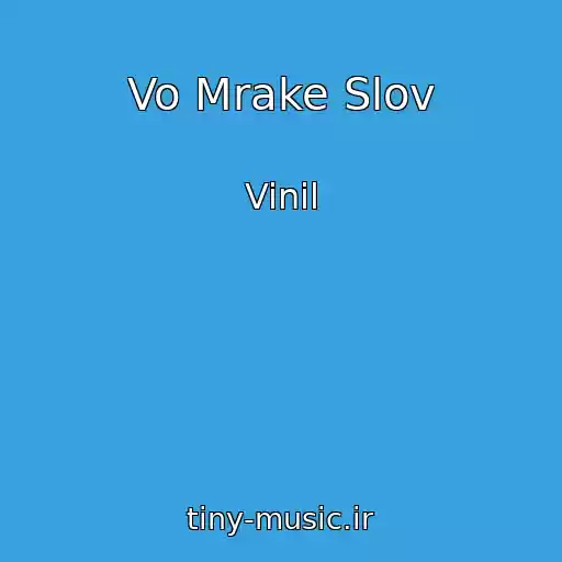 کاور آهنگ Vo Mrake Slov از Vinil