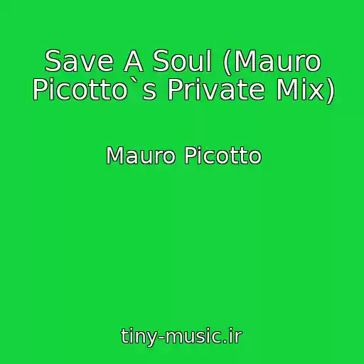 کاور آهنگ Save A Soul (Mauro Picotto`s Private Mix) از Mauro Picotto