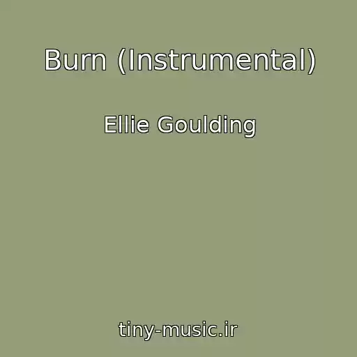 کاور آهنگ Burn (Instrumental) از Ellie Goulding