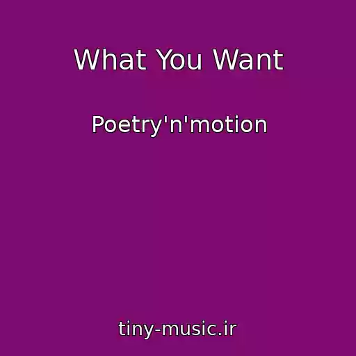 کاور آهنگ What You Want از Poetry'n'motion