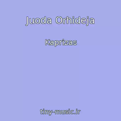 کاور آهنگ Juoda Orhideja از Kaprizas