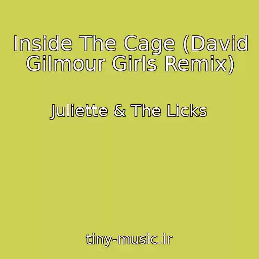 کاور آهنگ Inside The Cage (David Gilmour Girls Remix) از Juliette & The Licks
