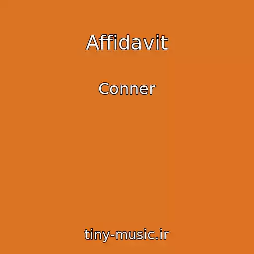 کاور آهنگ Affidavit از Conner
