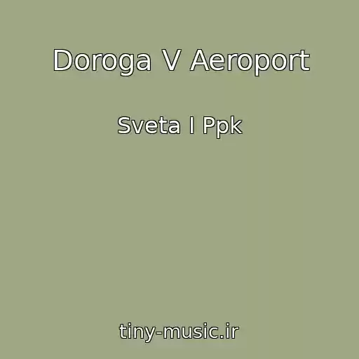 کاور آهنگ Doroga V Aeroport از Sveta I Ppk