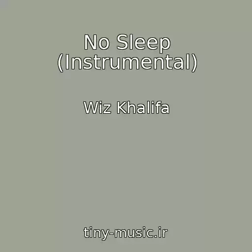 کاور آهنگ No Sleep (Instrumental) از Wiz Khalifa