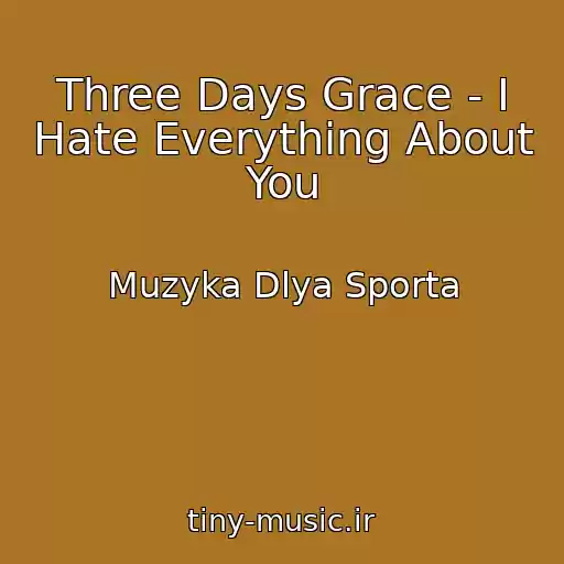 کاور آهنگ Three Days Grace - I Hate Everything About You از Muzyka Dlya Sporta