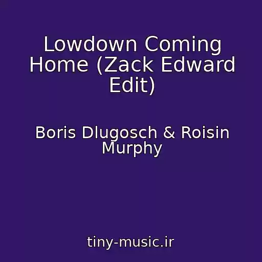 کاور آهنگ Lowdown Coming Home (Zack Edward Edit) از Boris Dlugosch & Roisin Murphy