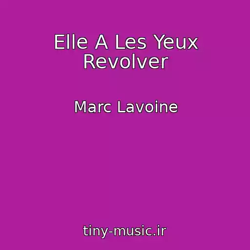 کاور آهنگ Elle A Les Yeux Revolver از Marc Lavoine