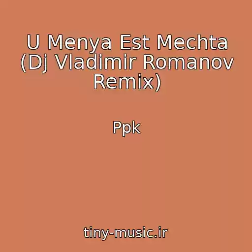 کاور آهنگ U Menya Est Mechta (Dj Vladimir Romanov Remix) از Ppk