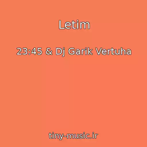 کاور آهنگ Letim از 23:45 & Dj Garik Vertuha