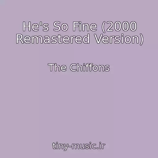کاور آهنگ He's So Fine (2000 Remastered Version) از The Chiffons