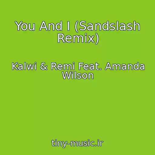 کاور آهنگ You And I (Sandslash Remix) از Kalwi & Remi Feat. Amanda Wilson