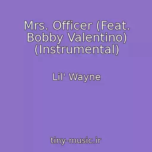 کاور آهنگ Mrs. Officer (Feat. Bobby Valentino) (Instrumental) از Lil' Wayne