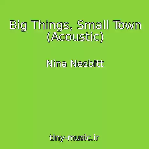 کاور آهنگ Big Things, Small Town (Acoustic) از Nina Nesbitt