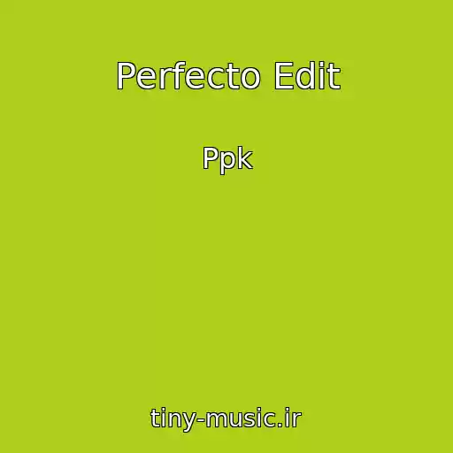 کاور آهنگ Perfecto Edit از Ppk