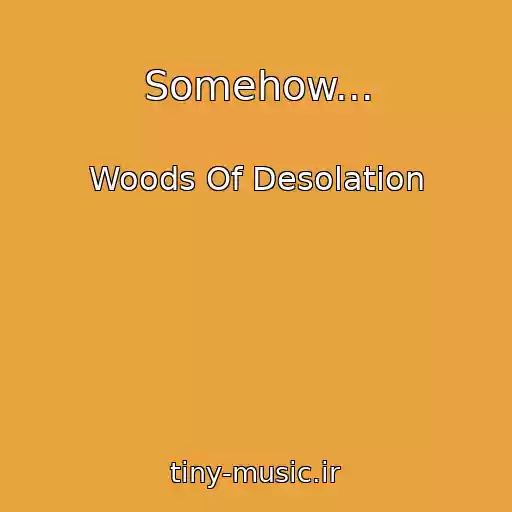کاور آهنگ Somehow... از Woods Of Desolation