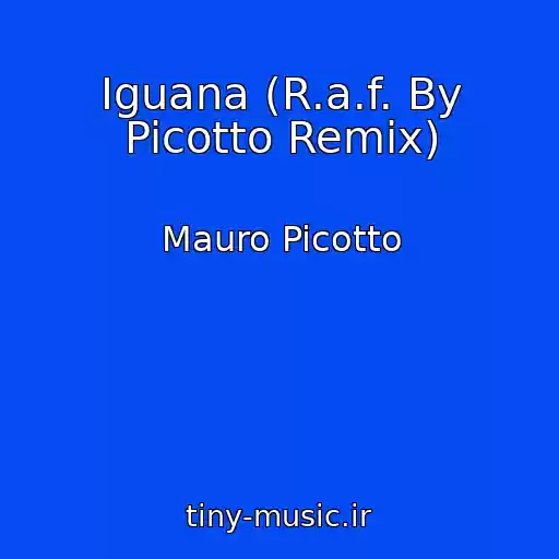 کاور آهنگ Iguana (R.a.f. By Picotto Remix) از Mauro Picotto
