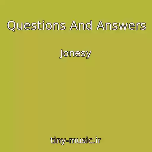 کاور آهنگ Questions And Answers از Jonesy