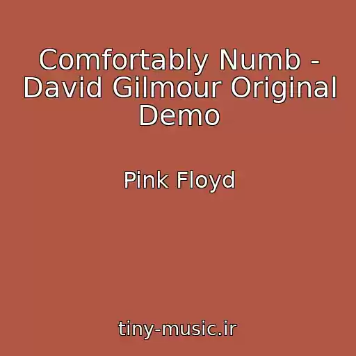 کاور آهنگ Comfortably Numb - David Gilmour Original Demo از Pink Floyd