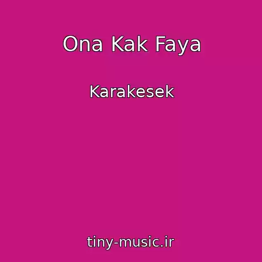 کاور آهنگ Ona Kak Faya از Karakesek