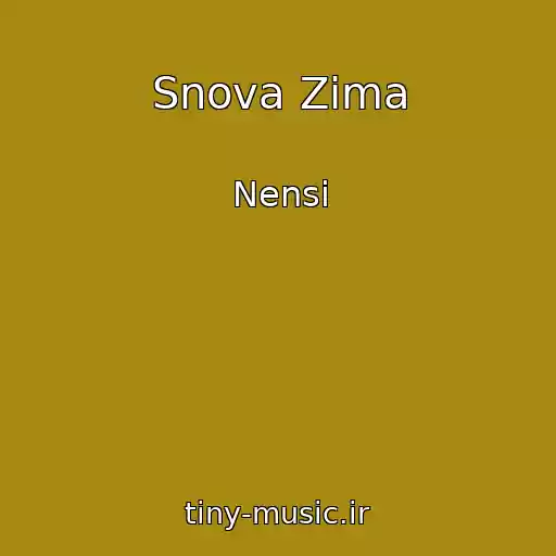 کاور آهنگ Snova Zima از Nensi