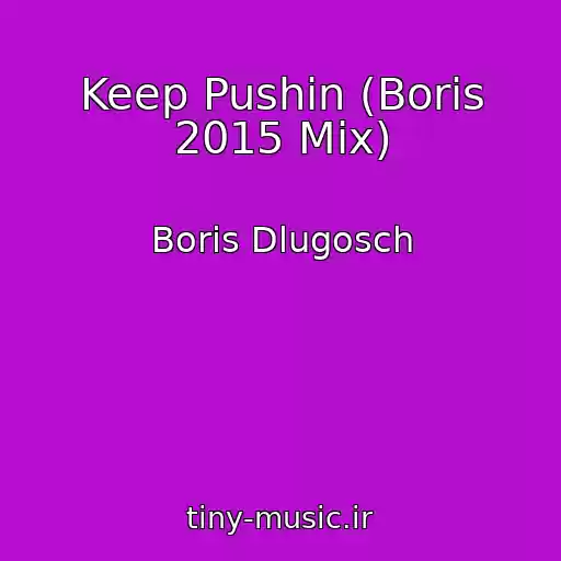 کاور آهنگ Keep Pushin (Boris 2015 Mix) از Boris Dlugosch