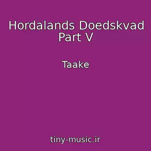 کاور آهنگ Hordalands Doedskvad Part V از Taake